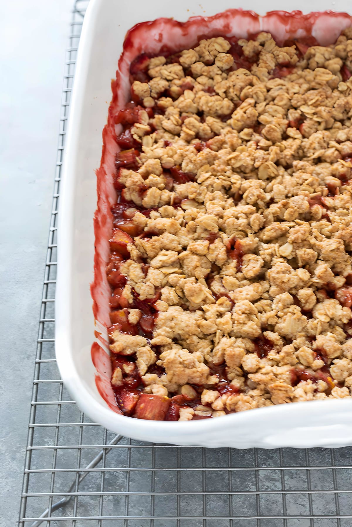 Strawberry Rhubarb Crisp