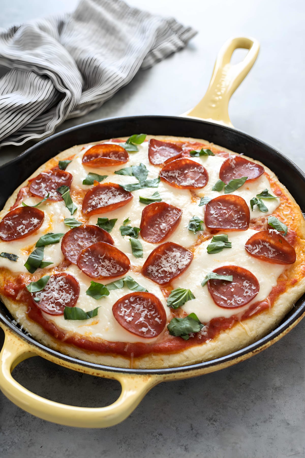 One Hour Focaccia Bread Pizza