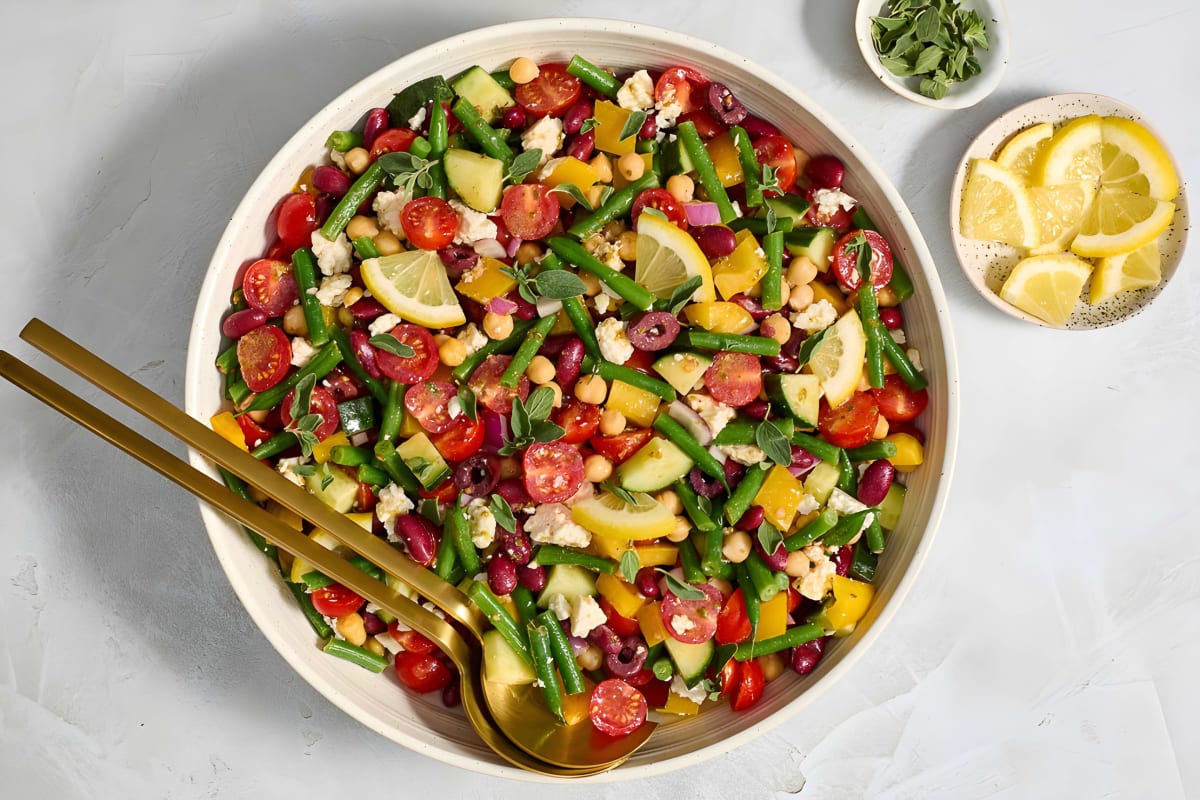 Mediterranean Bean Salad