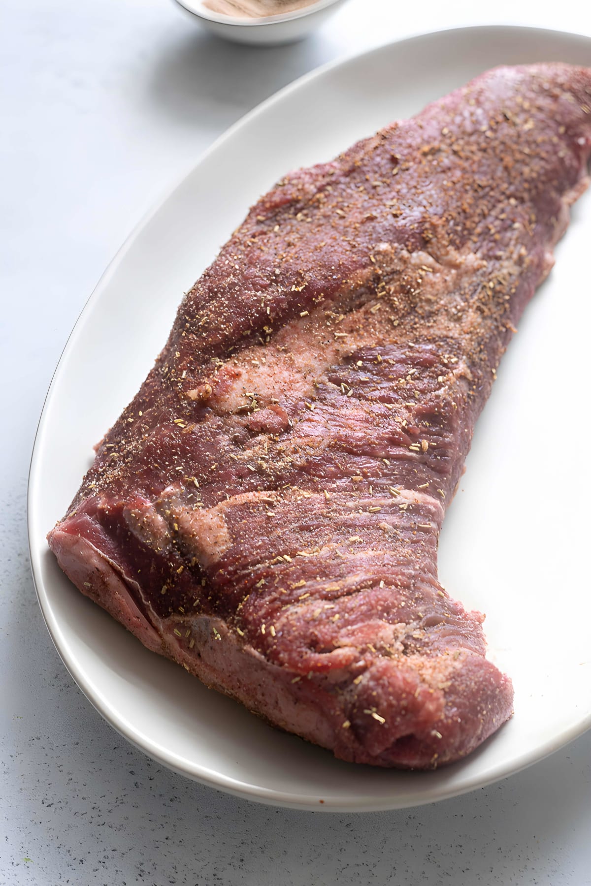 Grilled Tri Tip Roast with Santa Maria Rub & Chimichurri Sauce