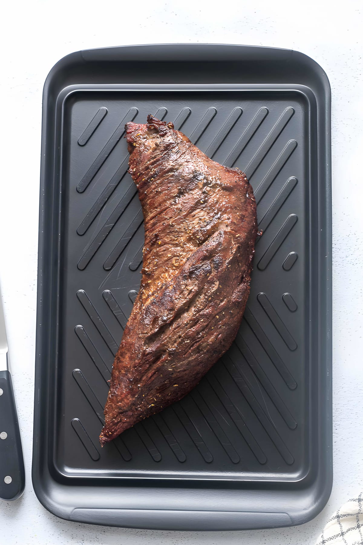 Grilled Tri Tip Roast with Santa Maria Rub & Chimichurri Sauce