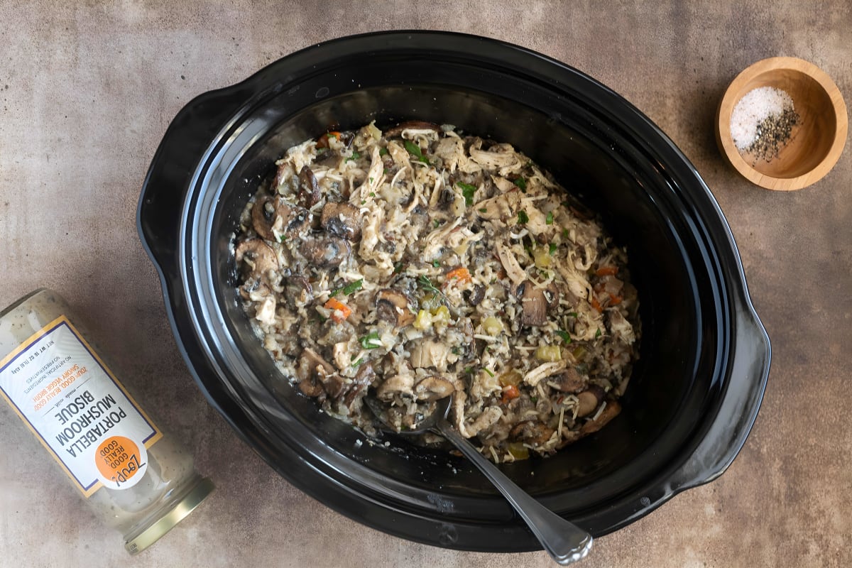 Crock Pot Chicken and Wild Rice Casserole