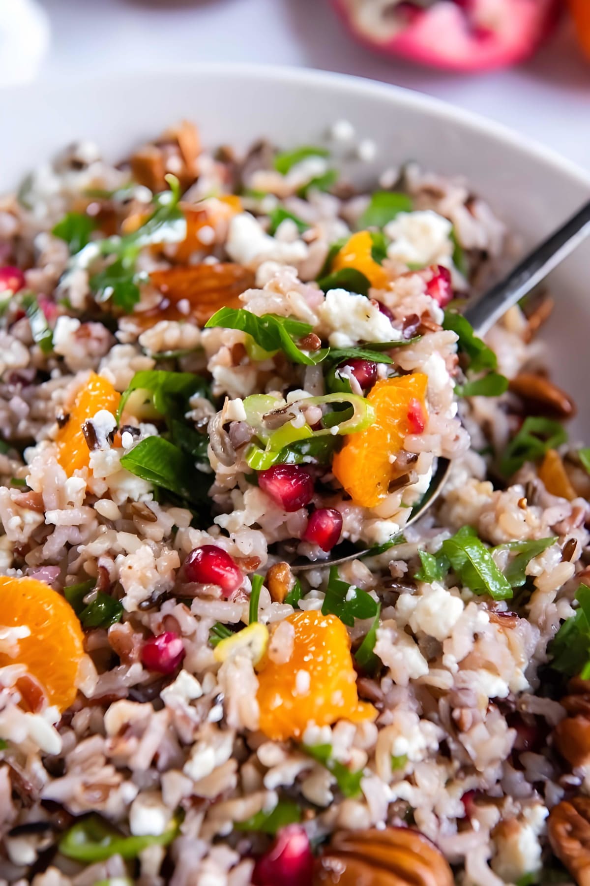 Wild Rice Salad with Orange and Pomegranate