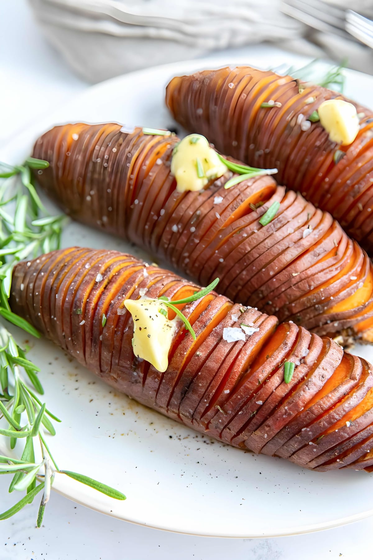 Hasselback Sweet Potatoes