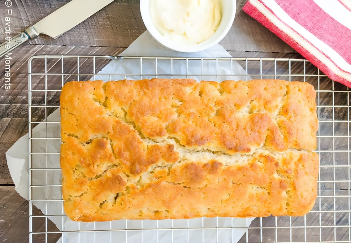 Hard Apple Cider “Beer” Bread with Maple Butter