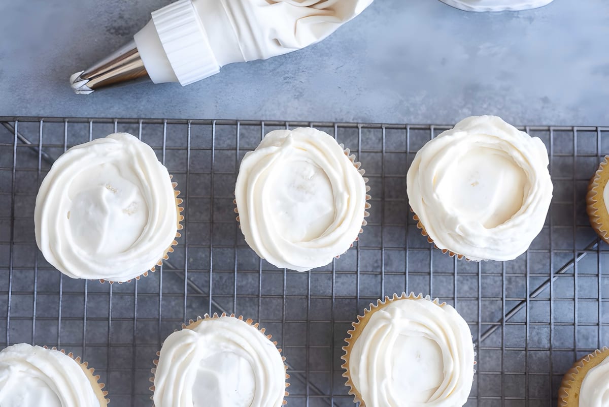 Fruit Tart Vanilla Cupcakes