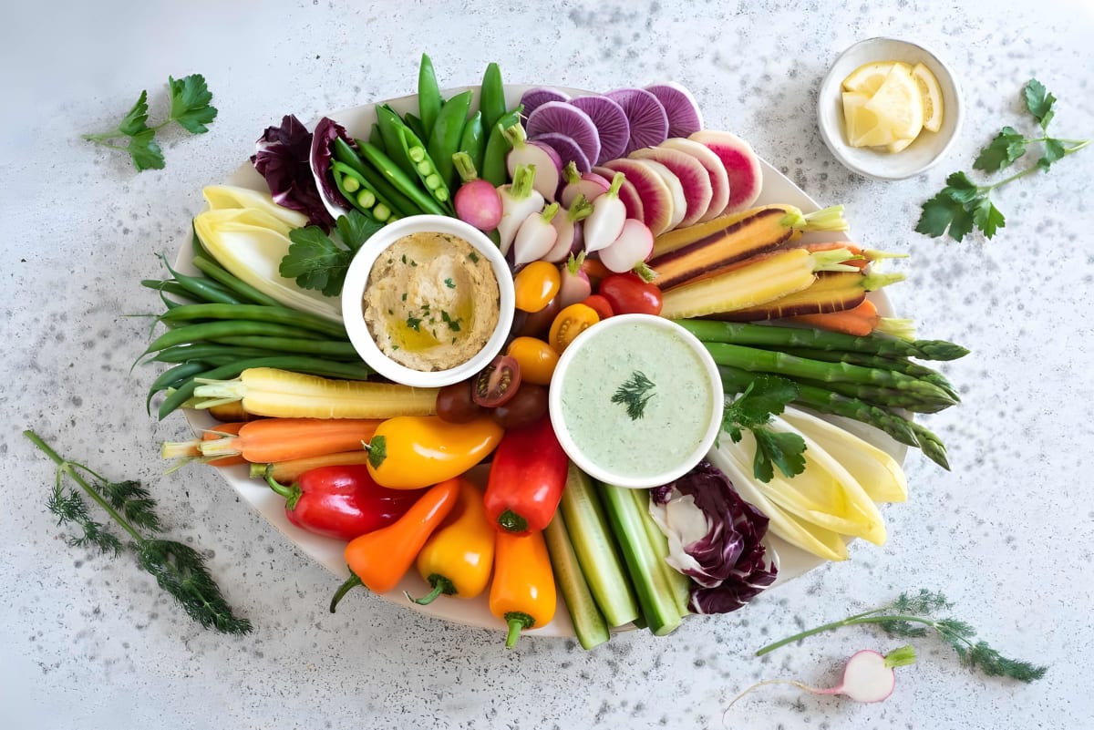 Easy Crudités Platter