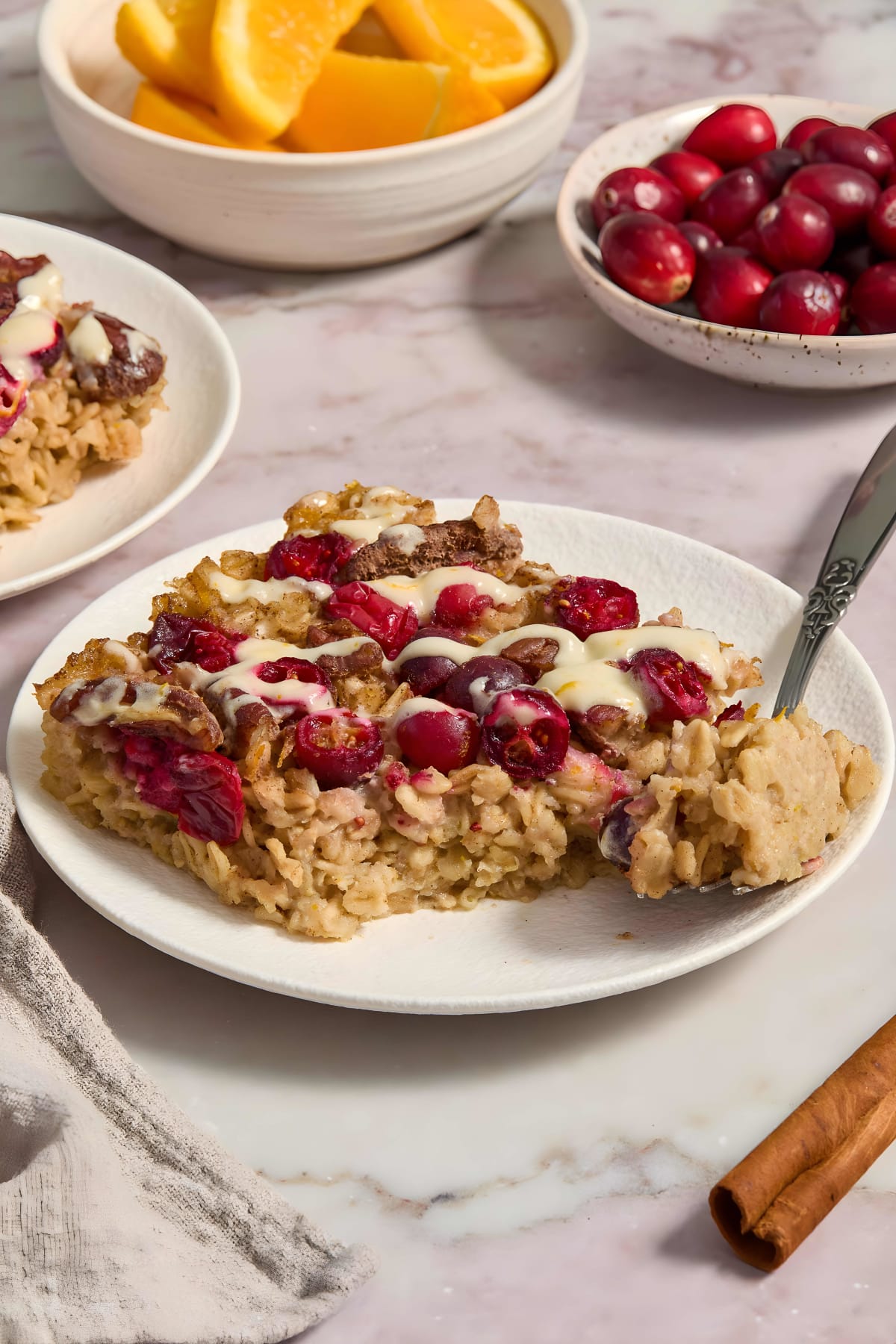 Baked Cranberry Oatmeal