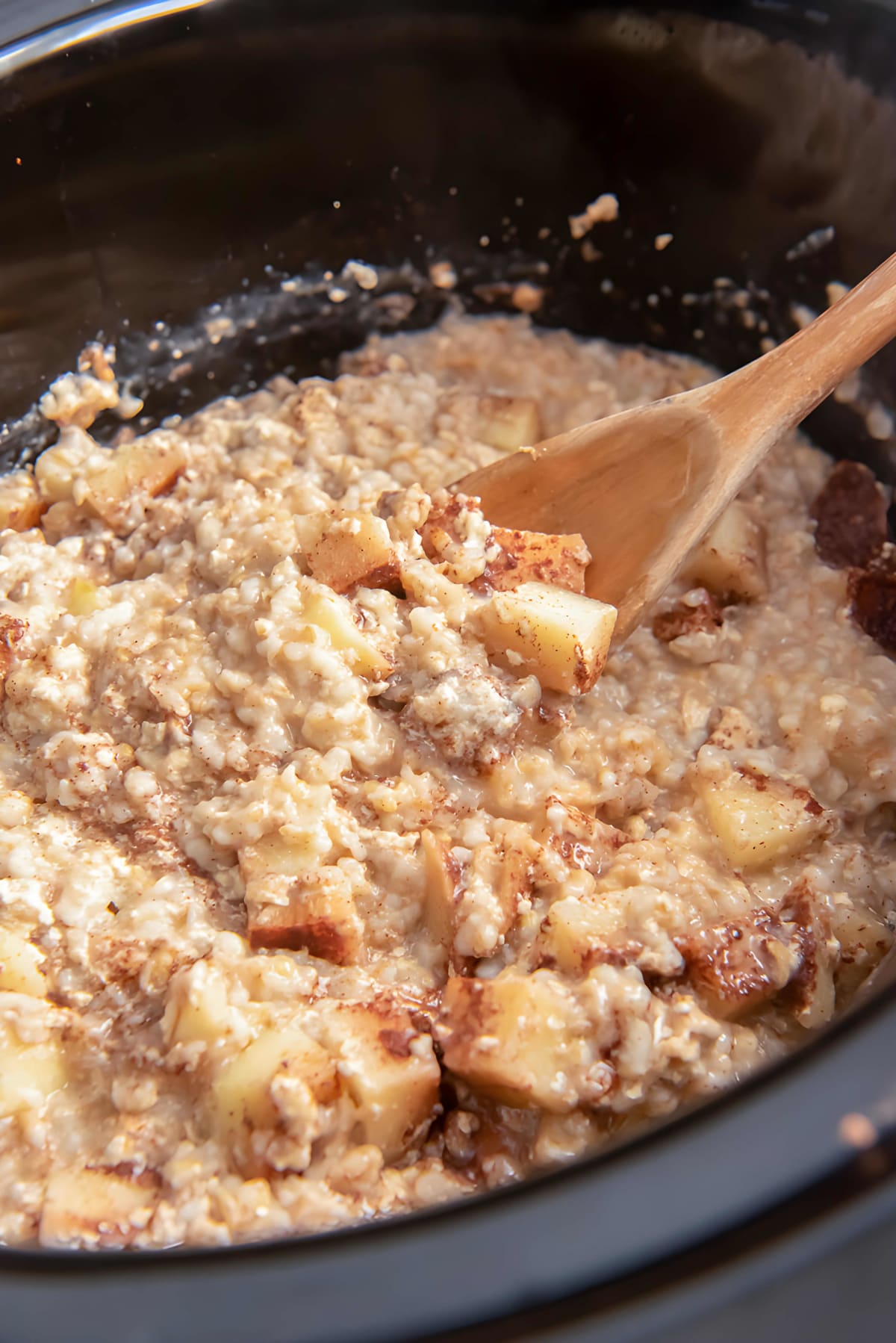 Apple Crockpot Steel Cut Oats