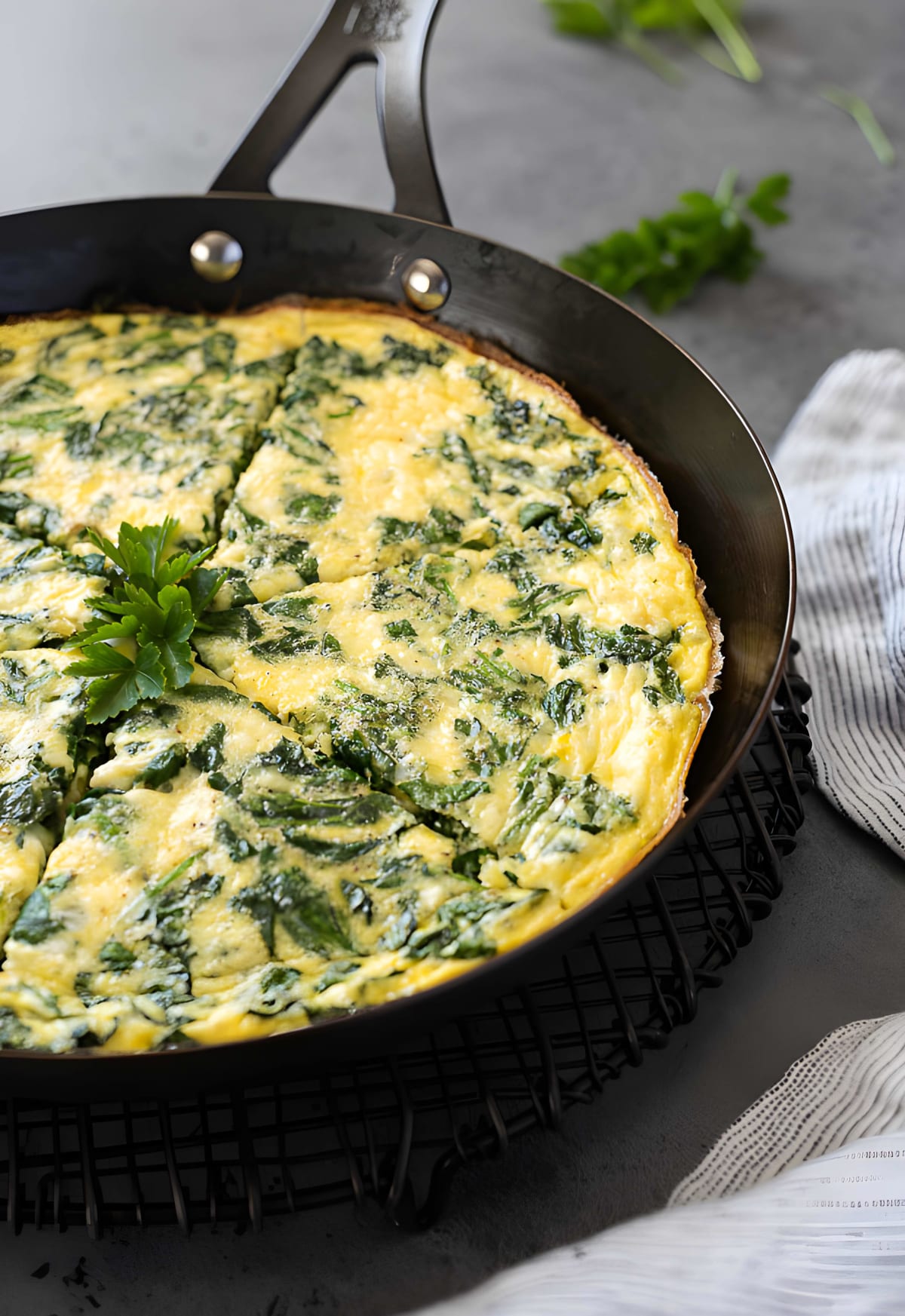 Spinach Frittata Recipe