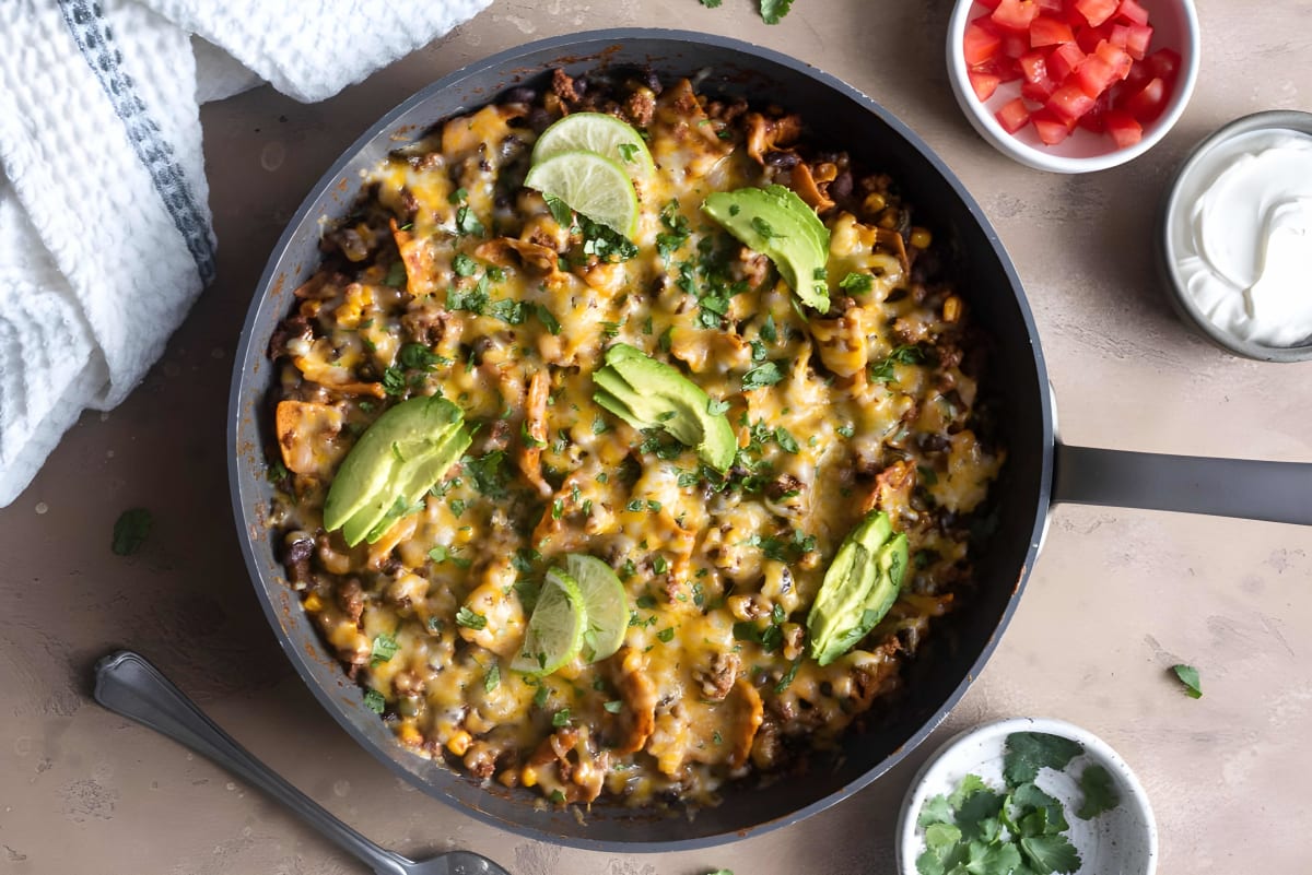 Ground Beef Enchilada Casserole