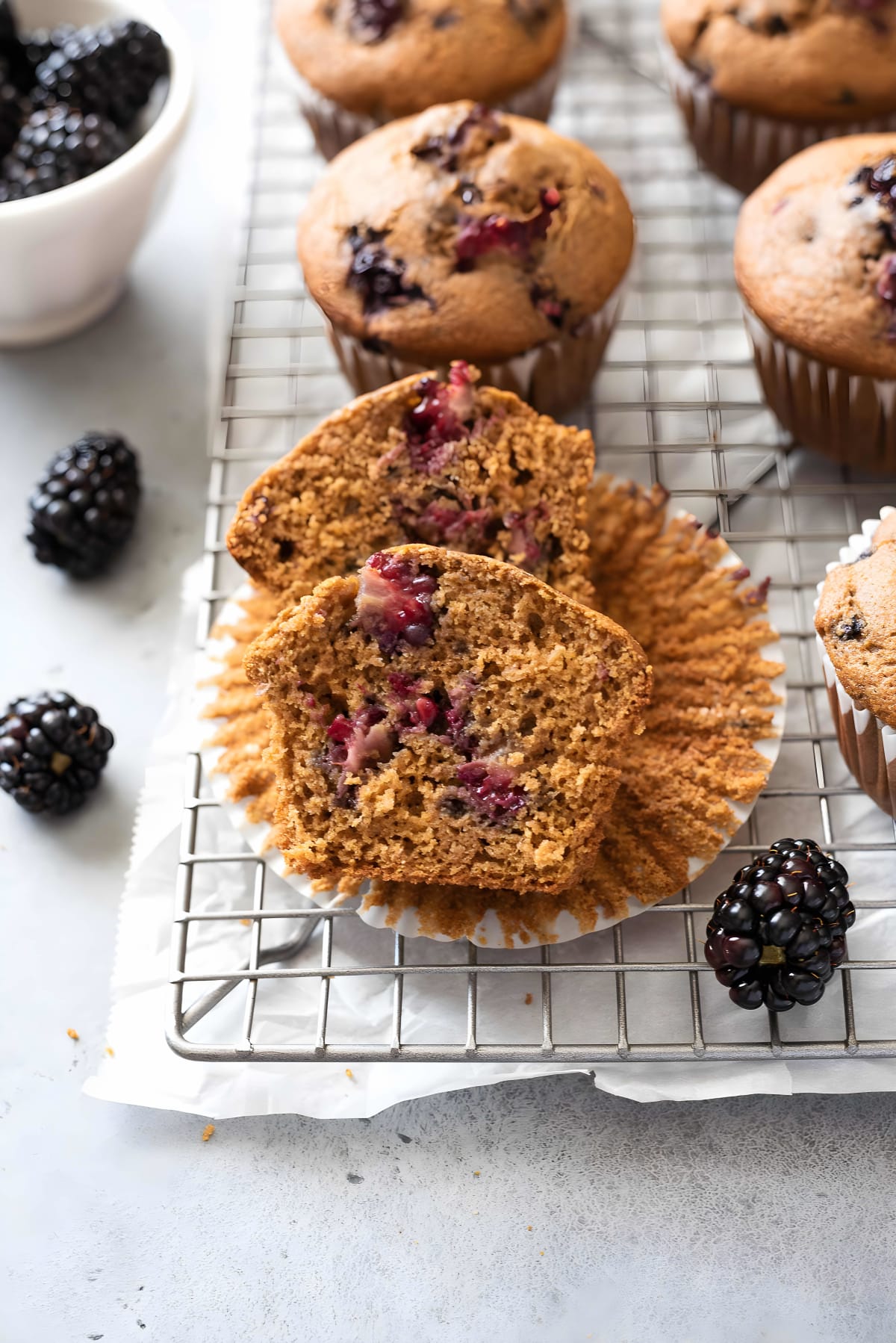 Blackberry Cinnamon Muffins