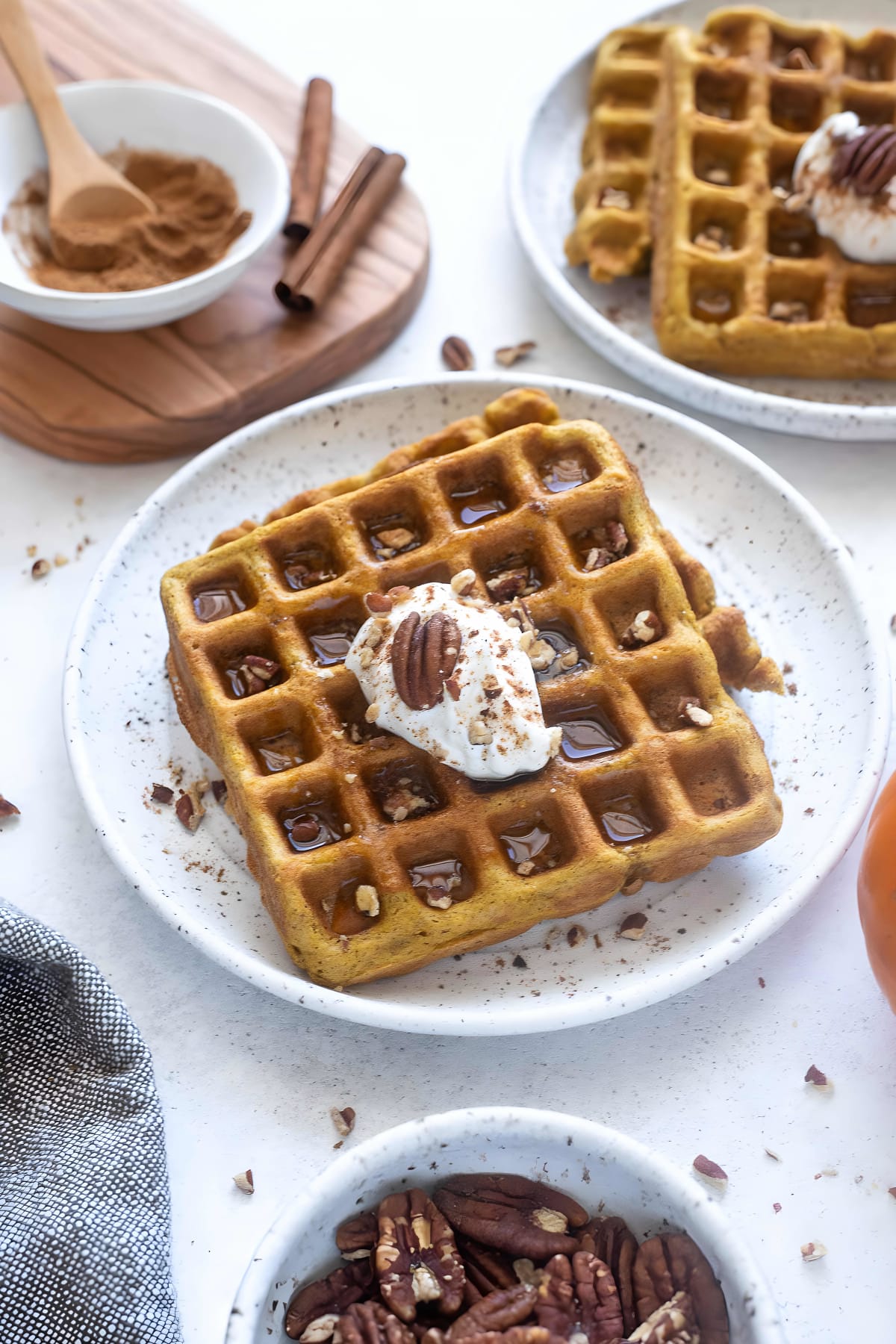 Gluten-Free Pumpkin Spice Waffles
