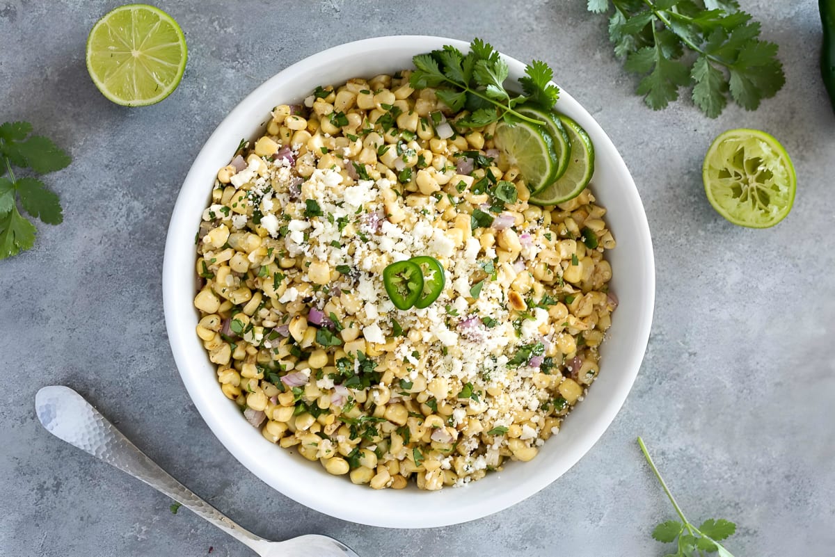 Grilled Mexican Corn Salad