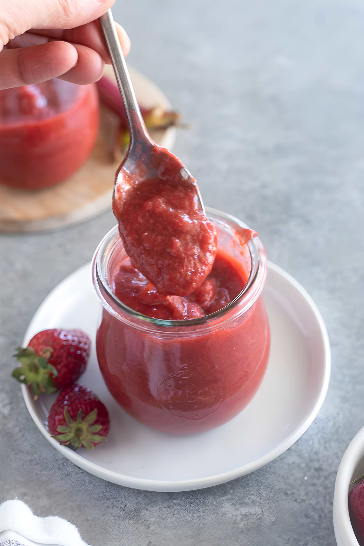 Small Batch Strawberry Rhubarb Jam