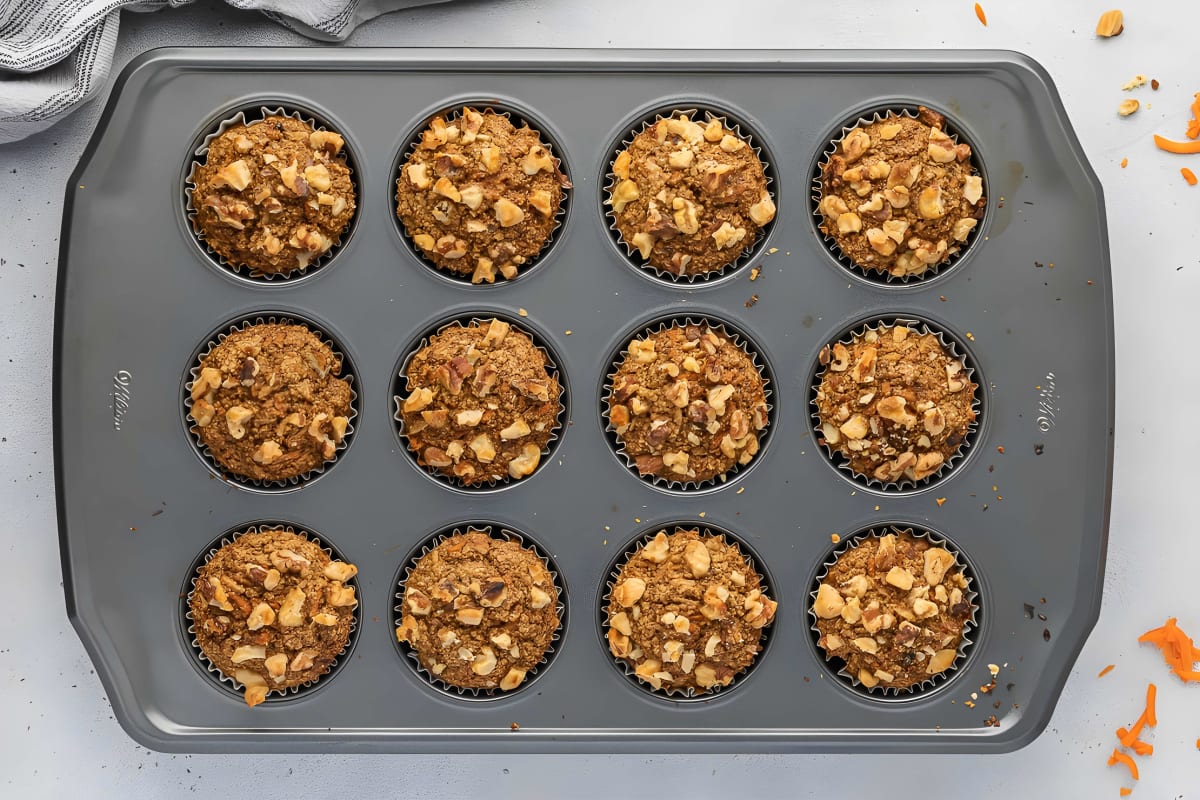 Gluten-Free Carrot Oat Muffins