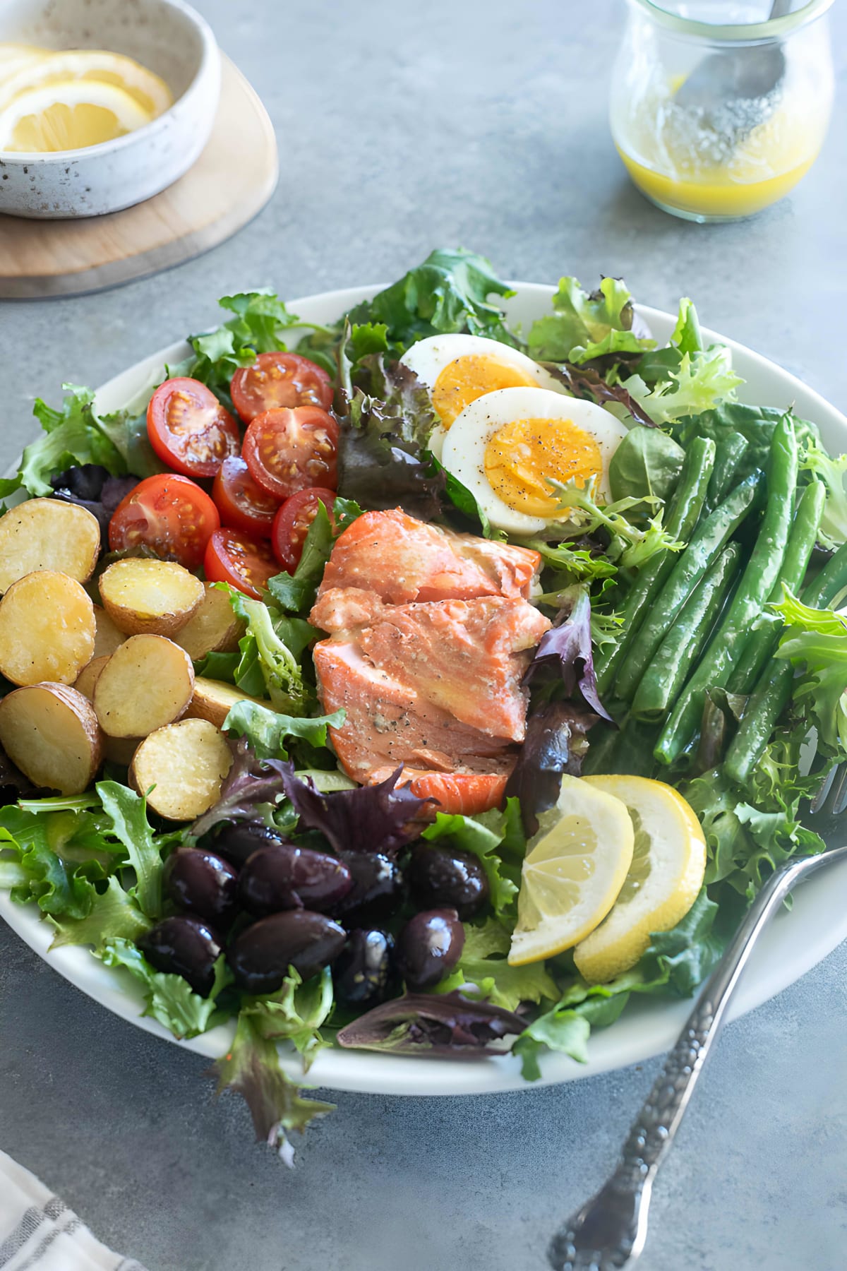 Salmon Nicoise Salad