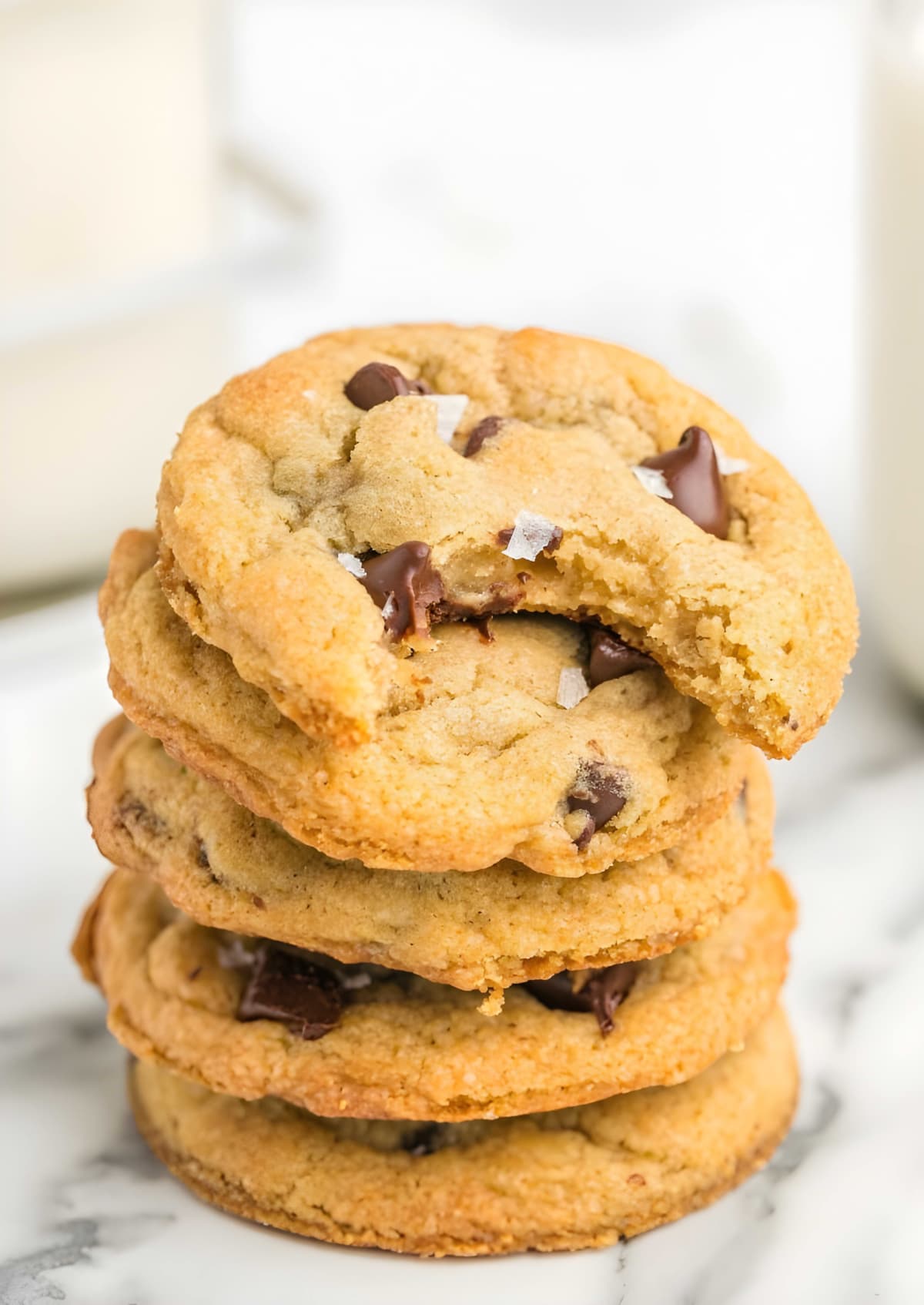 Salted Chocolate Chip Cookies