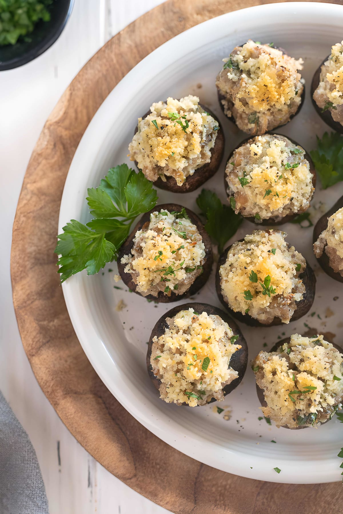Sausage Stuffed Mushrooms