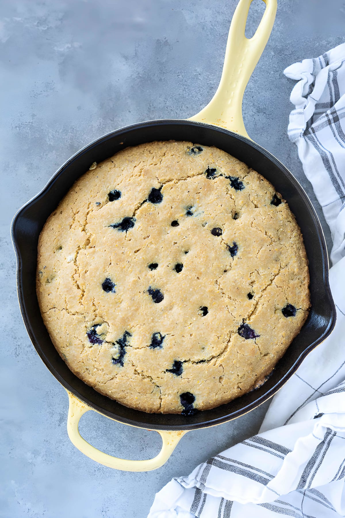 Skillet Blueberry Cornbread