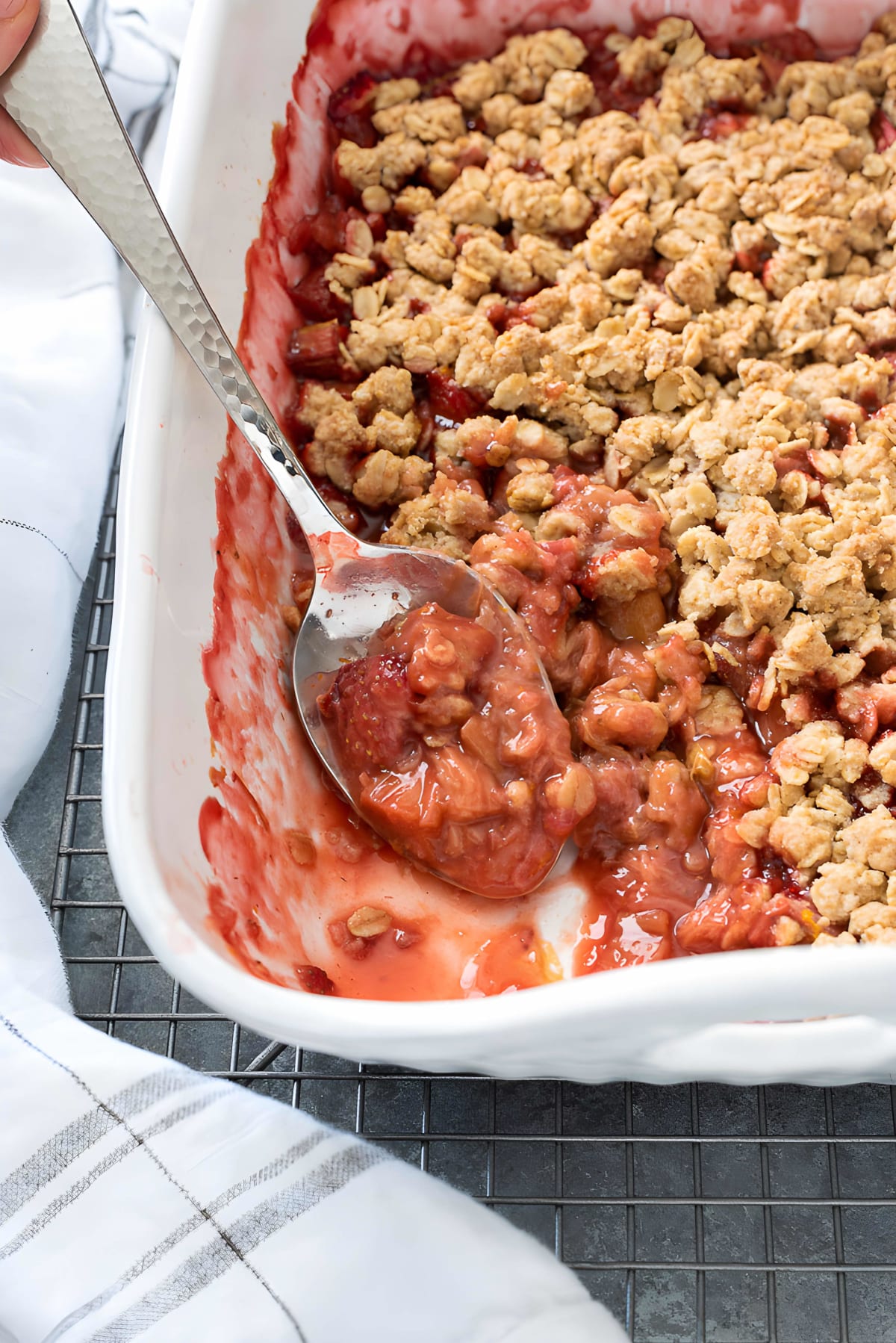 Strawberry Rhubarb Crisp