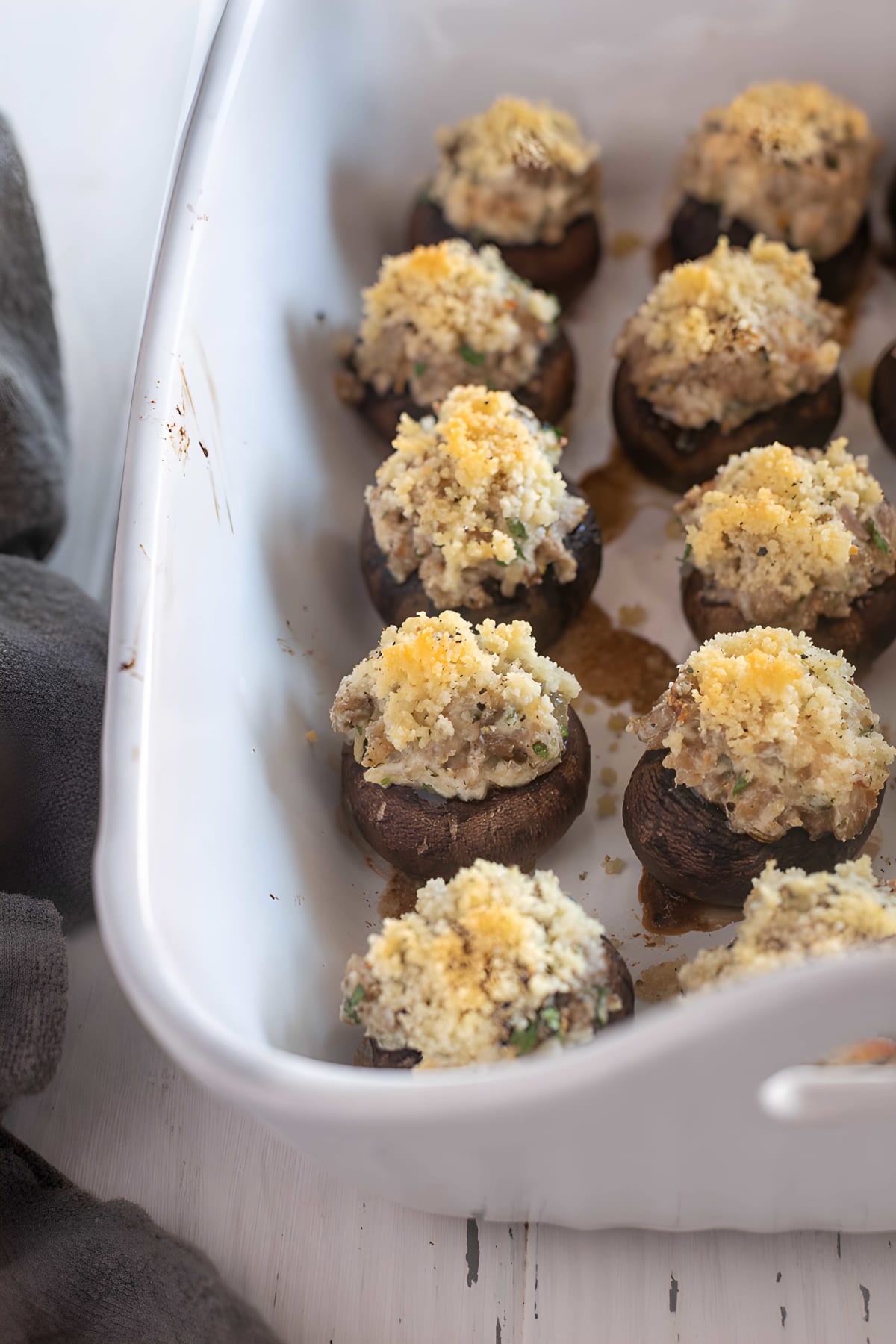 Sausage Stuffed Mushrooms