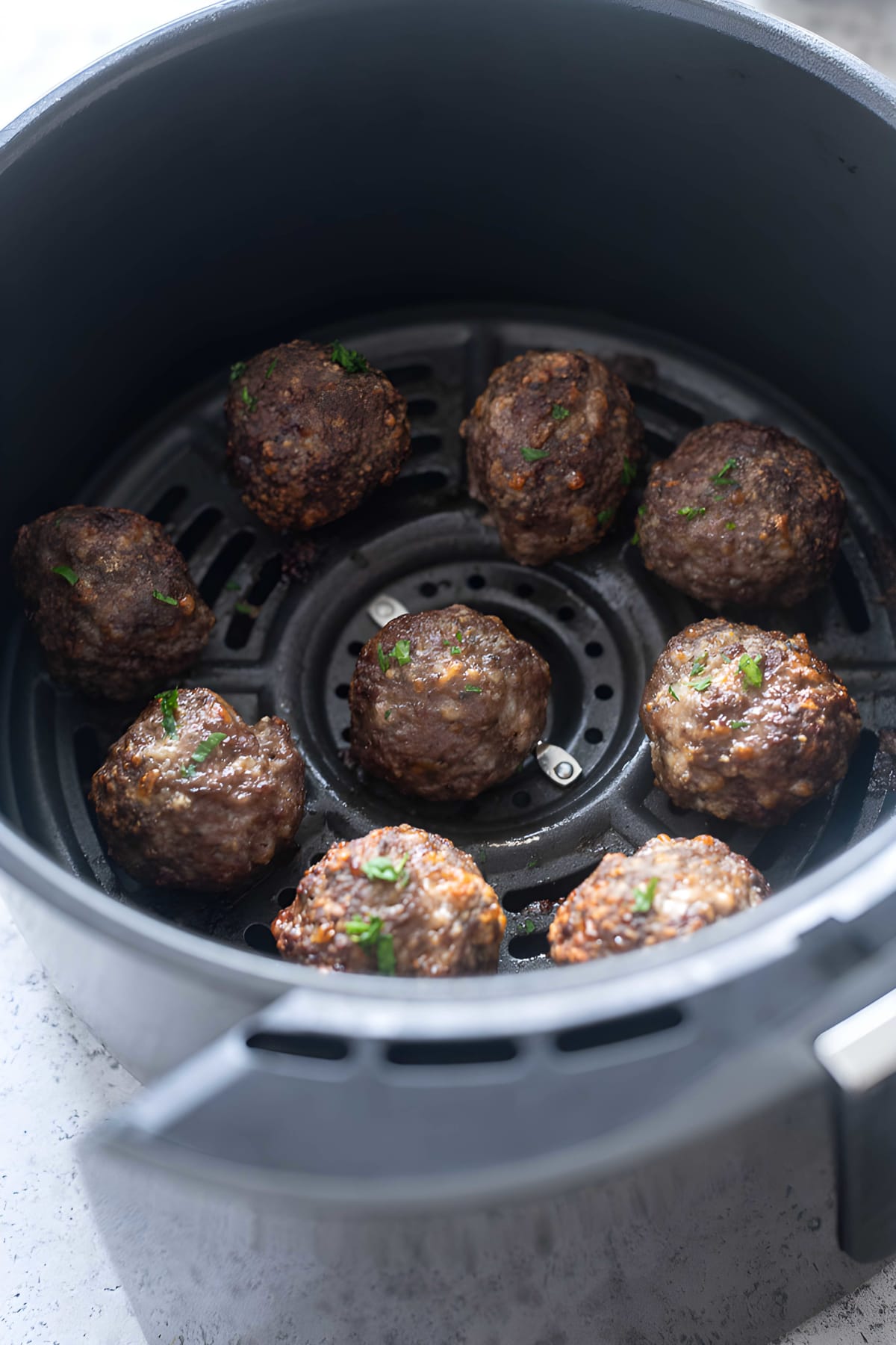 Easy Air Fryer Meatballs