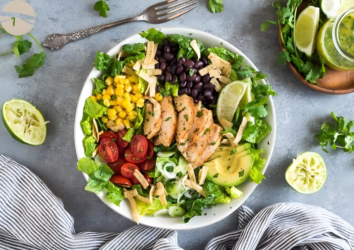 Santa Fe Chicken Salad with Tangy Lime Dressing
