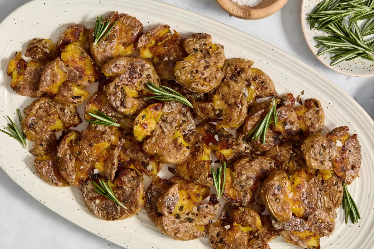 Crispy Smashed Potatoes