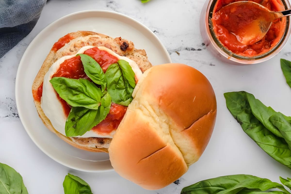 Ground Chicken Parmesan Burgers