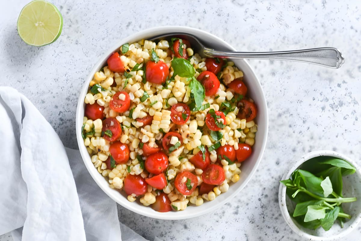 Fresh Corn and Tomato Salad