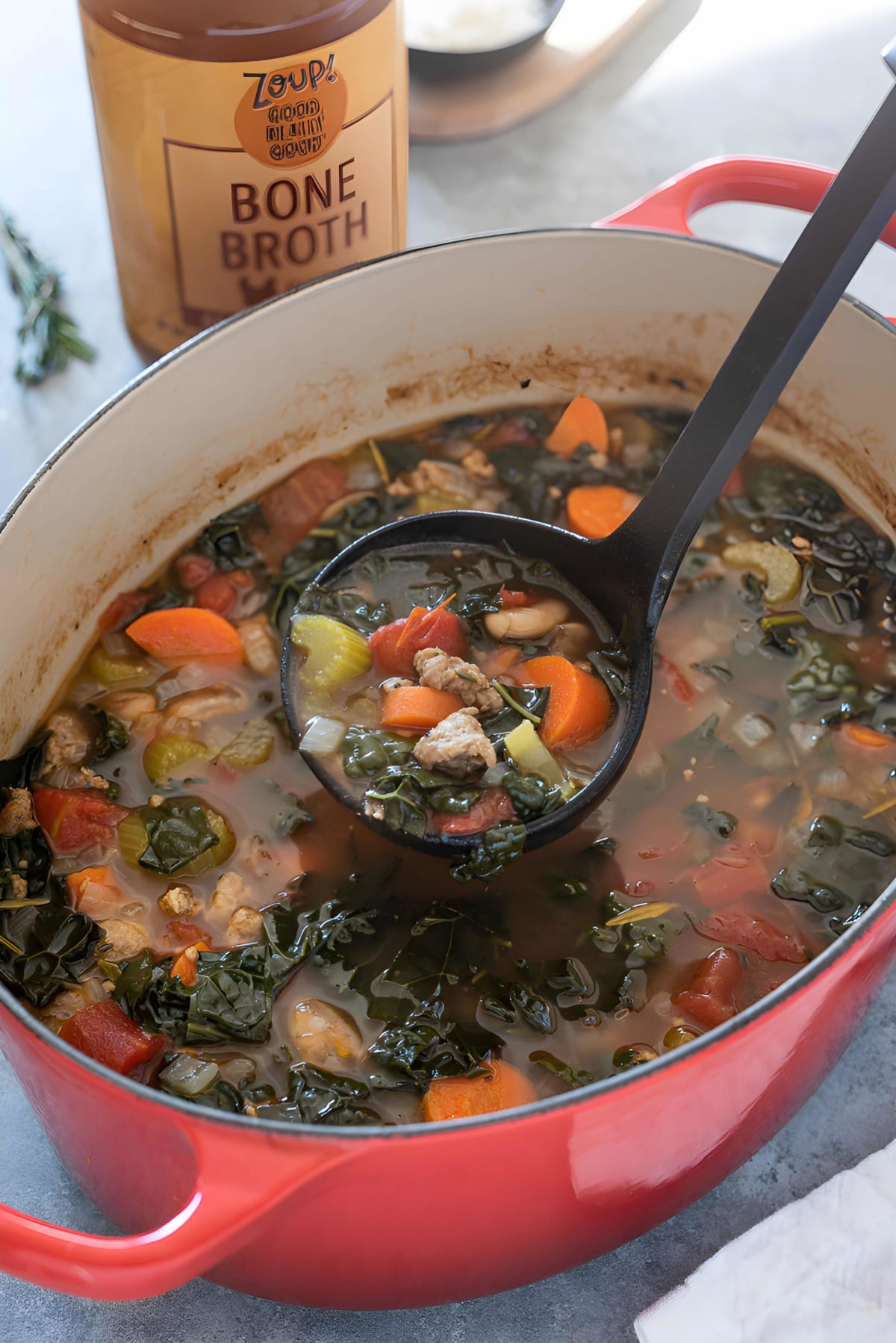Italian Sausage Kale Soup