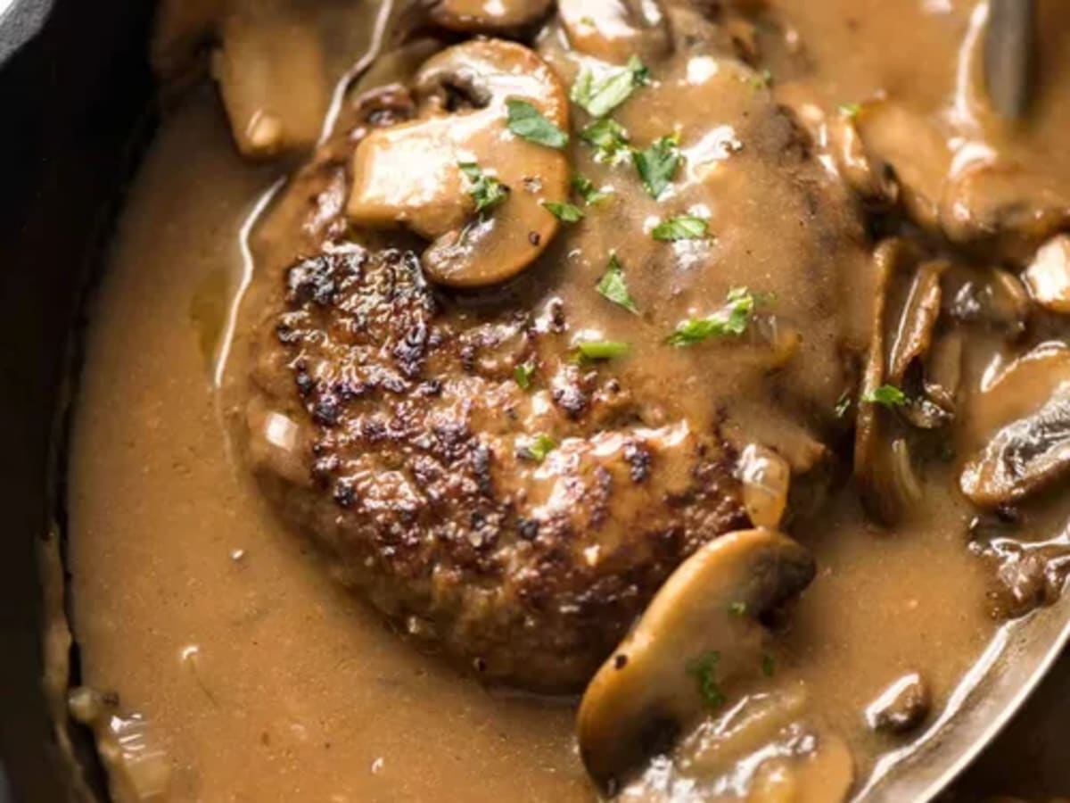 Salisbury Steak with Mushroom Gravy