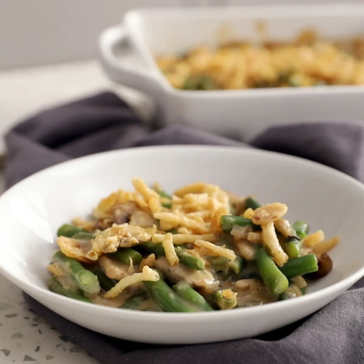 Vegan Green Bean Casserole