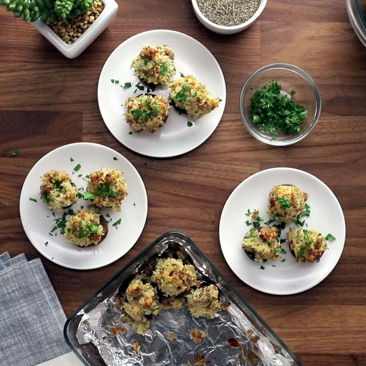 Italian Sausage-Stuffed Mushrooms