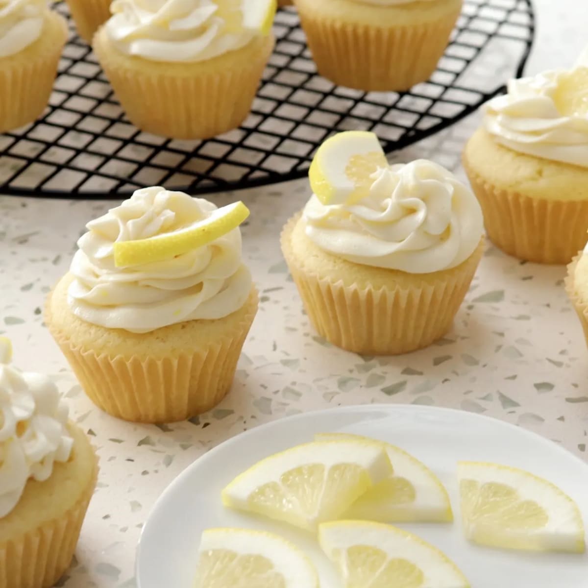 Lemon Cupcakes with Lemon Buttercream