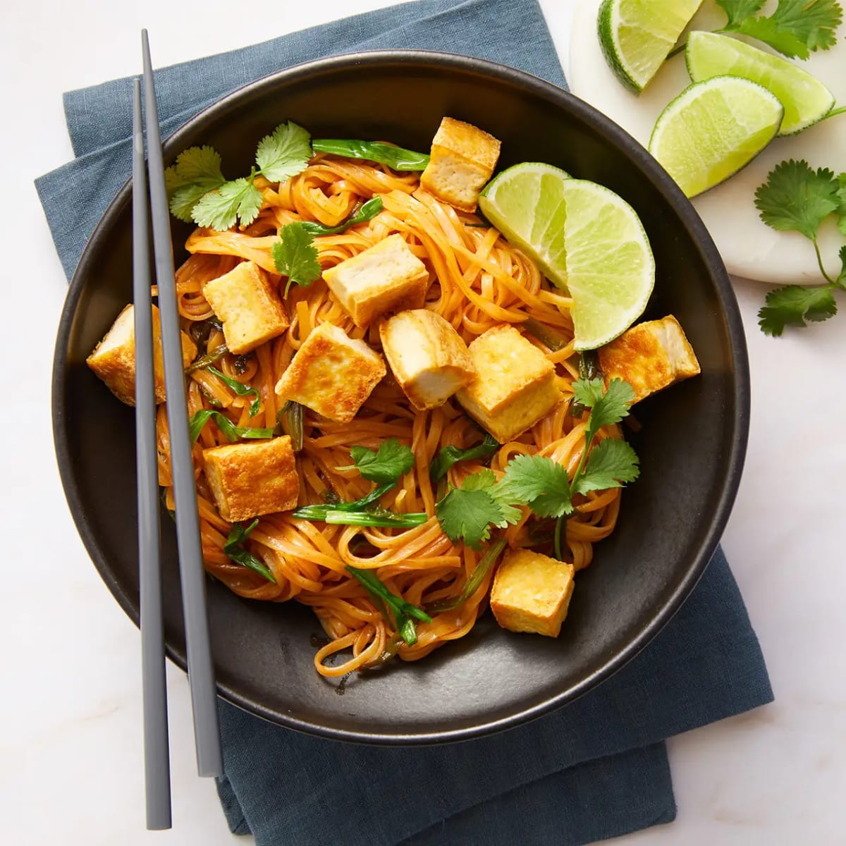 Dragon Noodles with Crispy Tofu