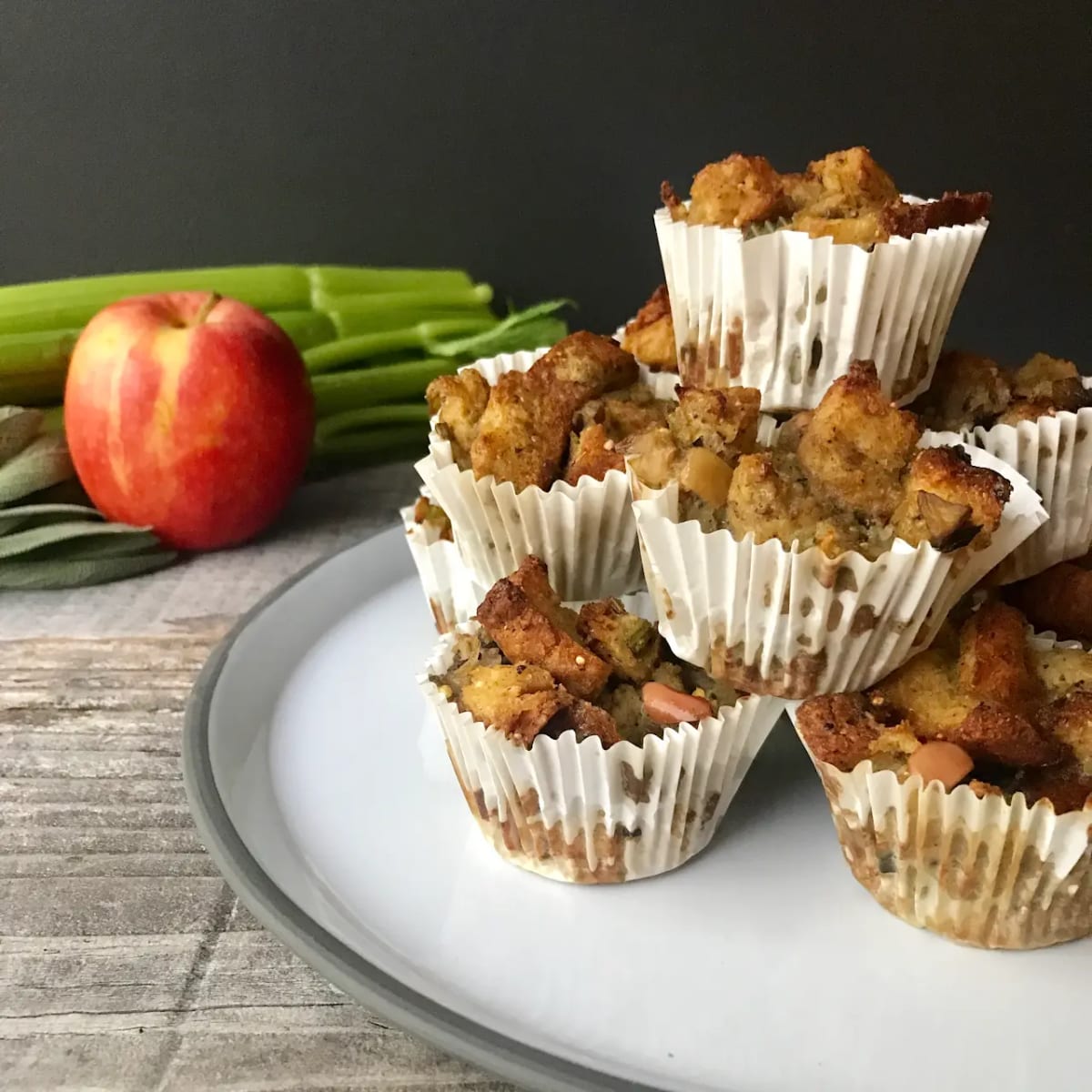 Thanksgiving Stuffing Muffins