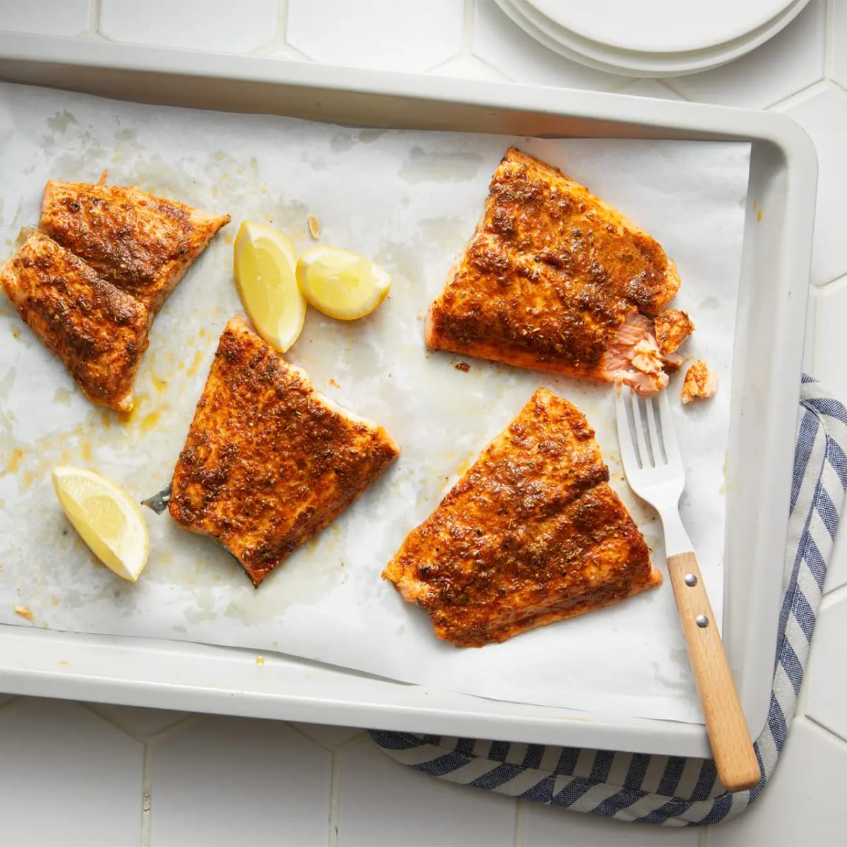 Easy Cajun Baked Salmon
