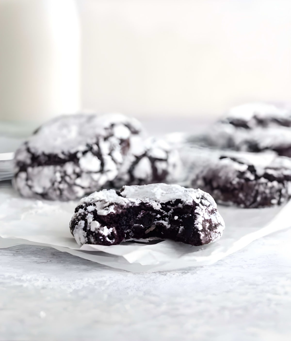 Gluten Free Chocolate Crinkle Cookies (Paleo)
