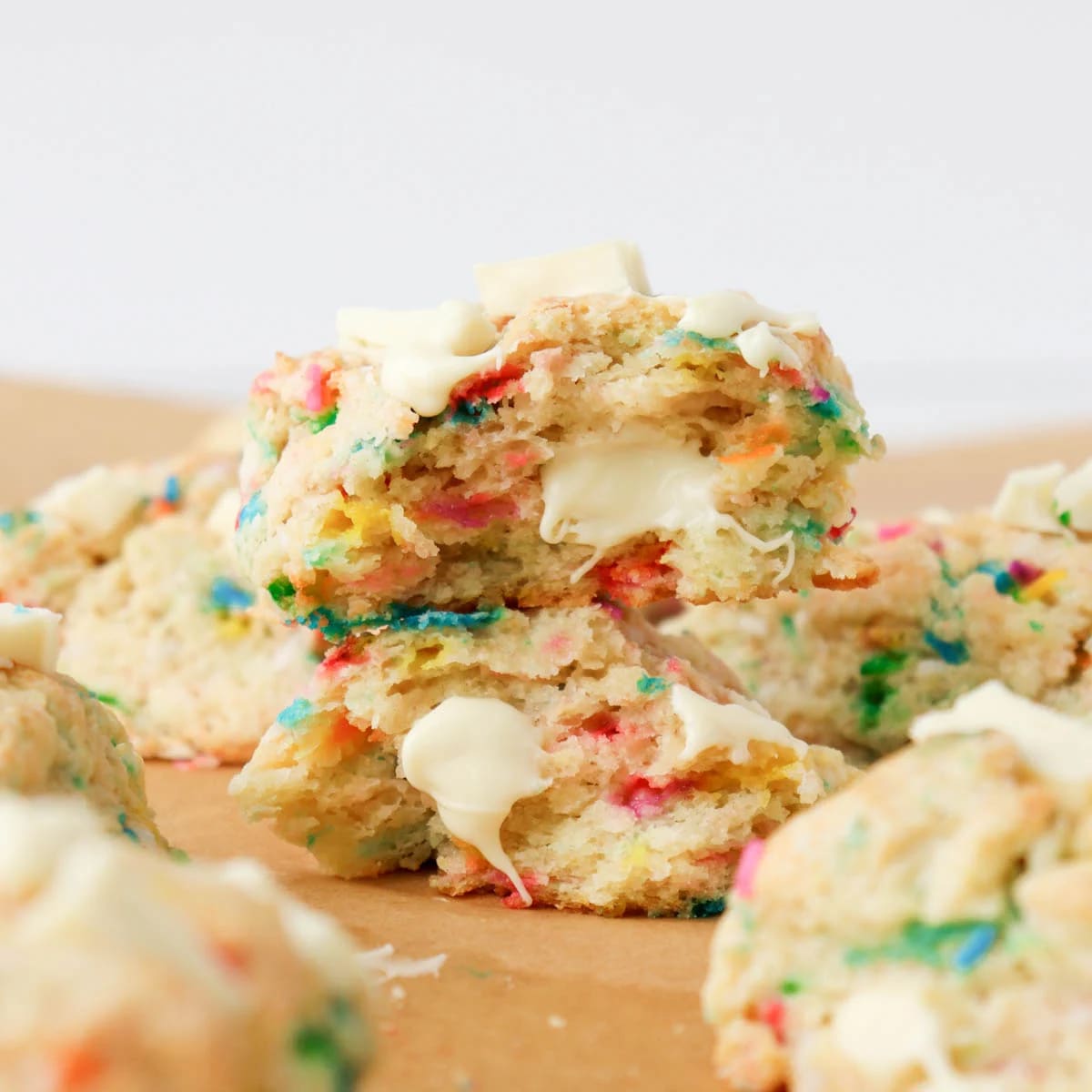 Birthday Cake Scones