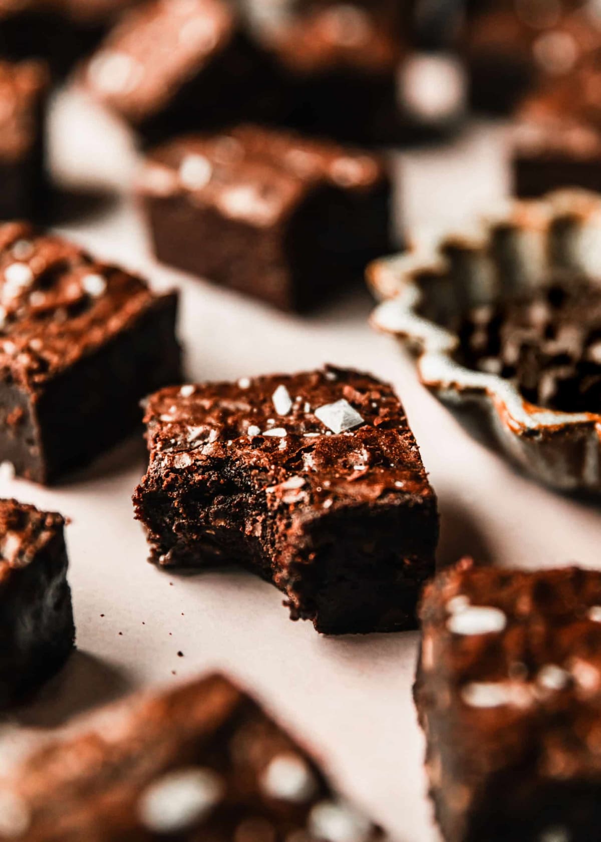 Chewy Triple Chocolate Brownies