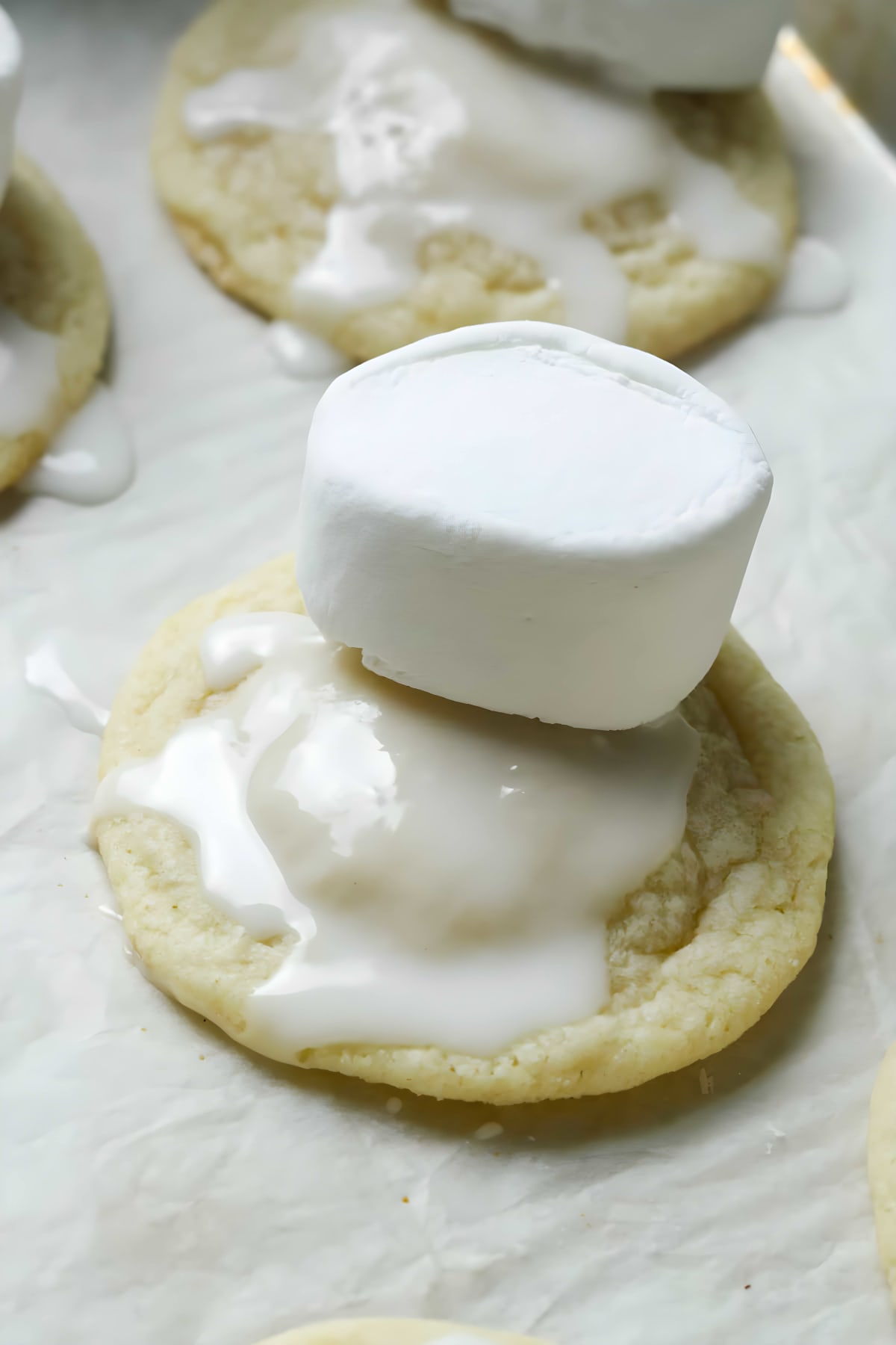 Melted Snowman Cookies