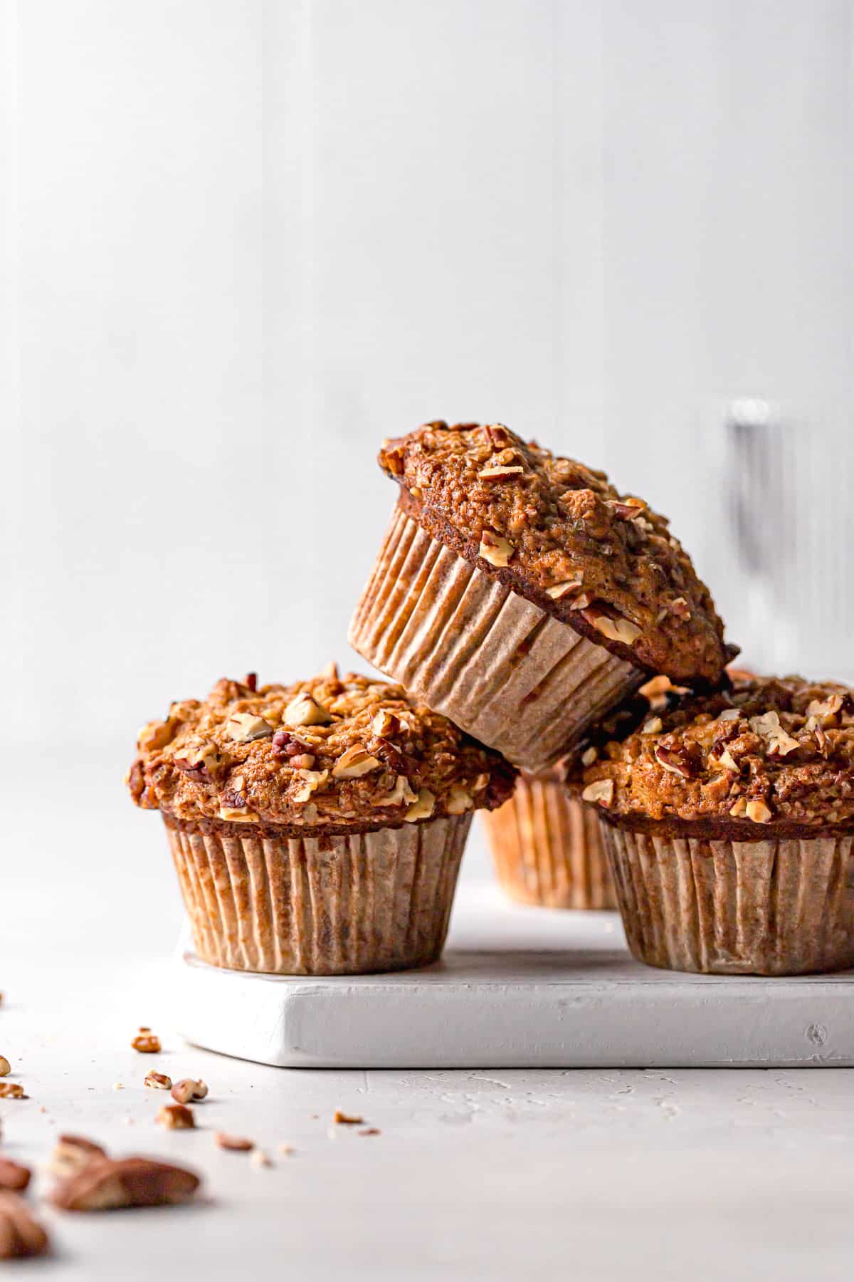 Small Batch Banana Carrot Muffins