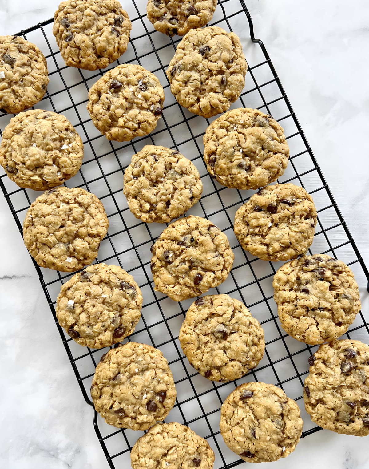 Vegan Oatmeal Chocolate Chip Cookies