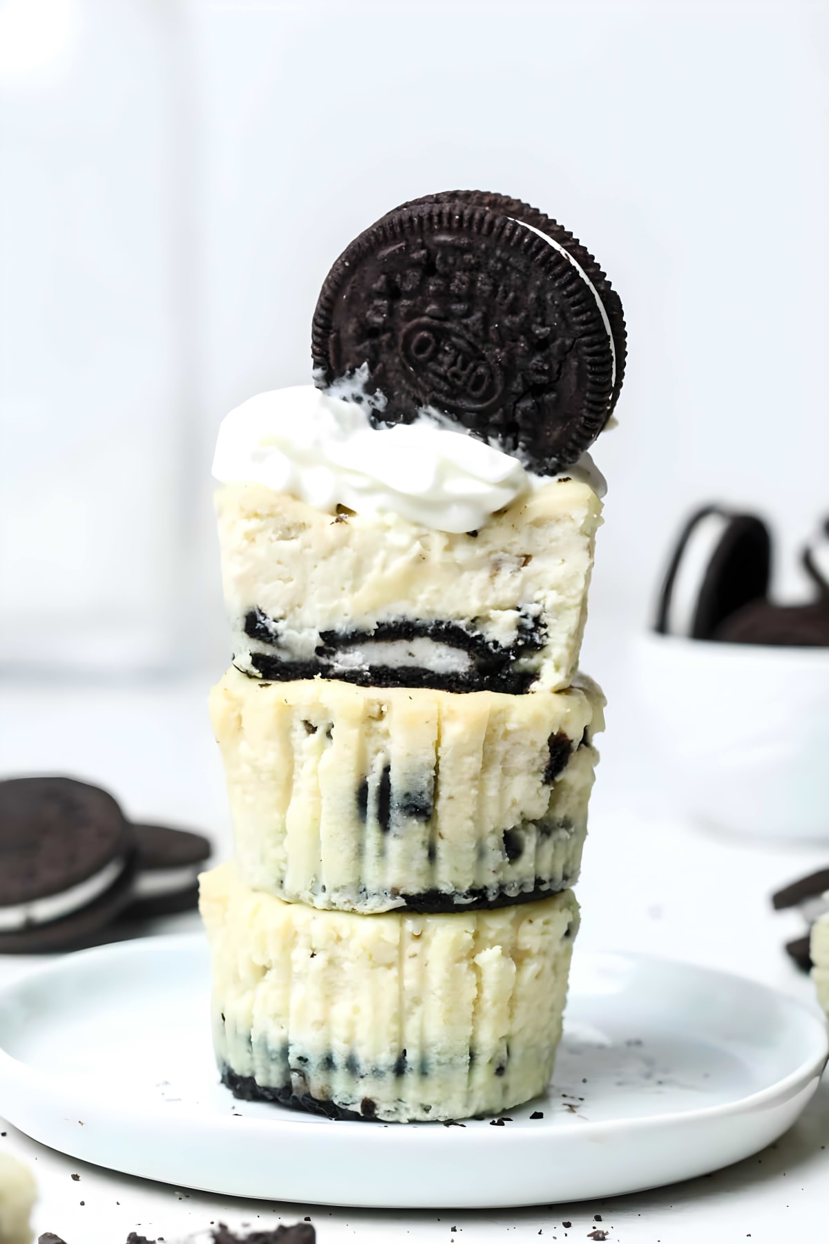 Mini Oreo Cheesecakes