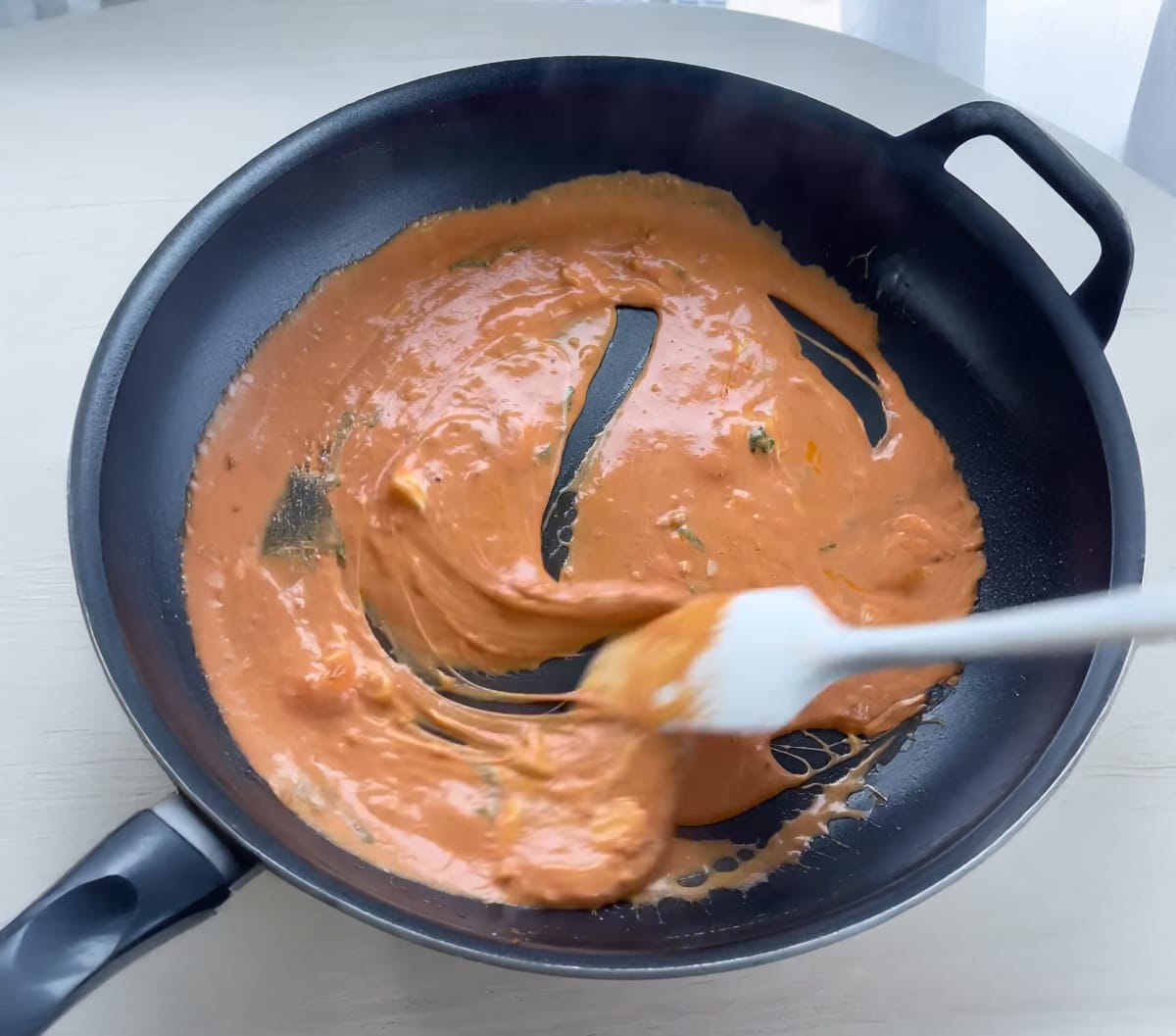 Gnocchi with Pink Sauce and Chicken Cutlet