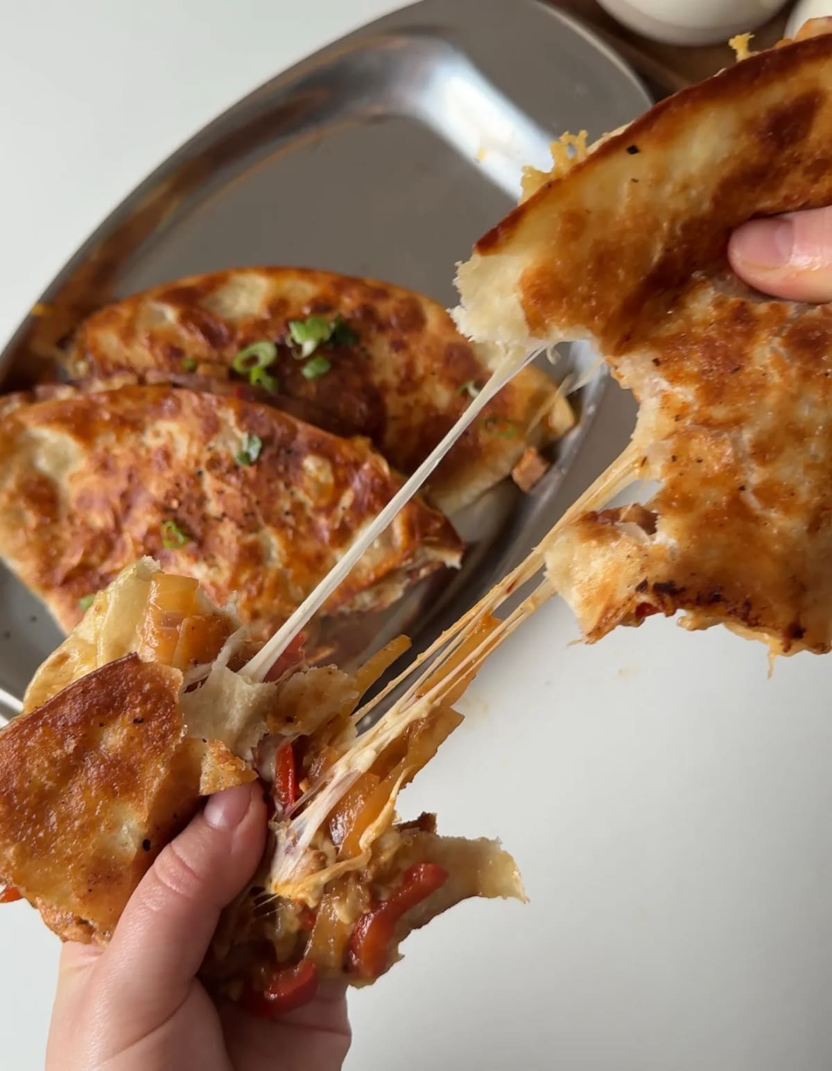 Honey Chipotle Chicken Quesadillas 