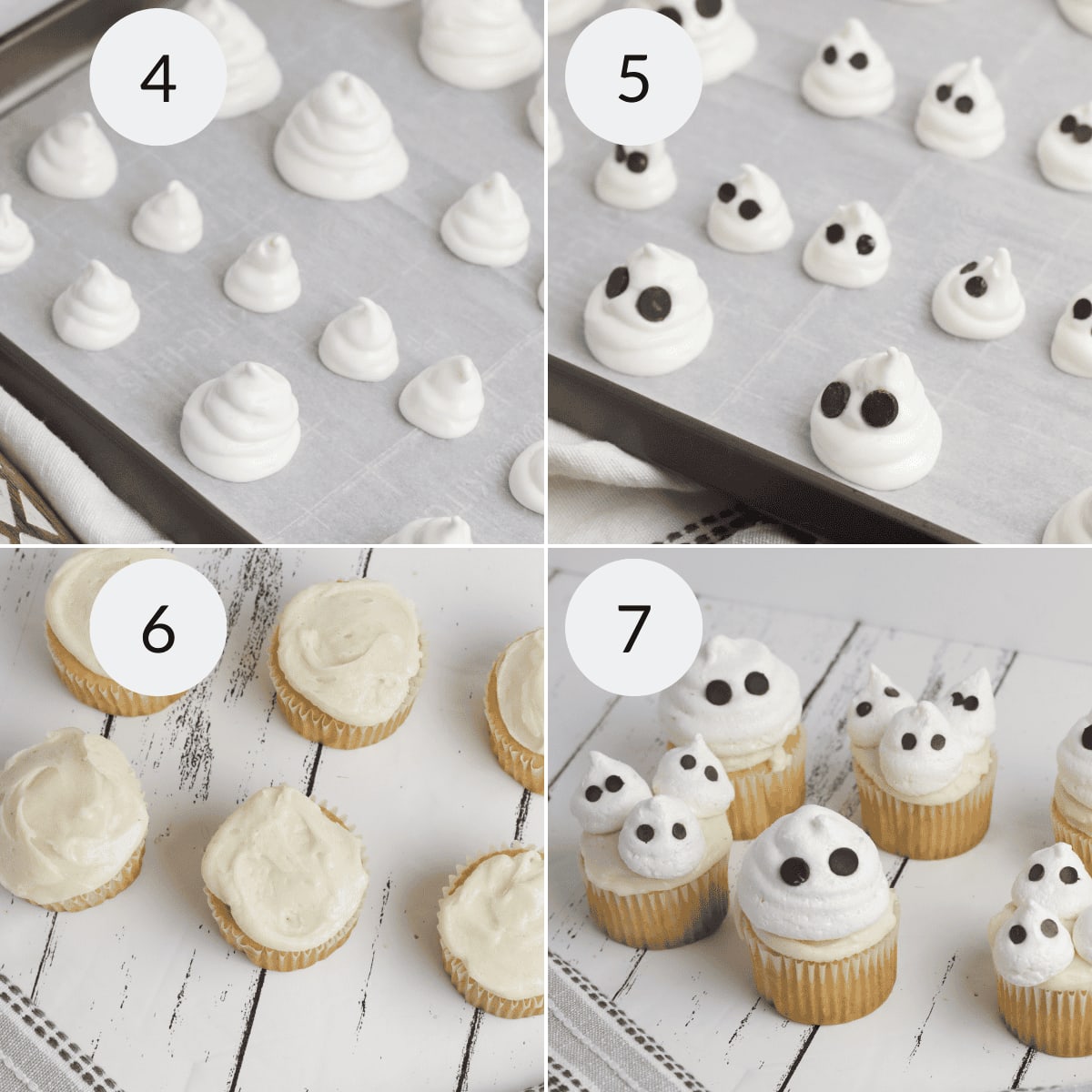 Halloween Ghost Cupcakes