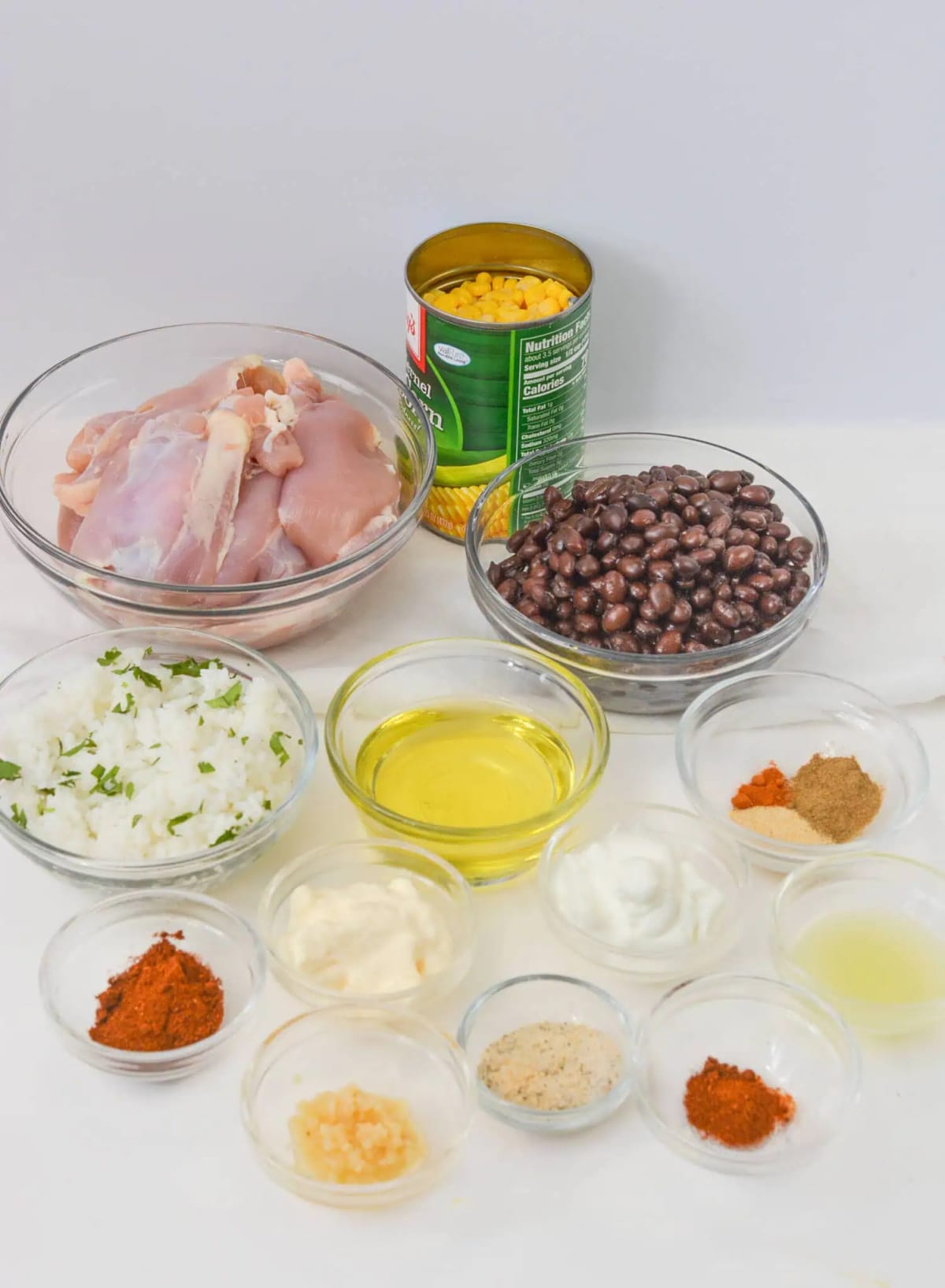 Street Corn Chicken Rice Bowl